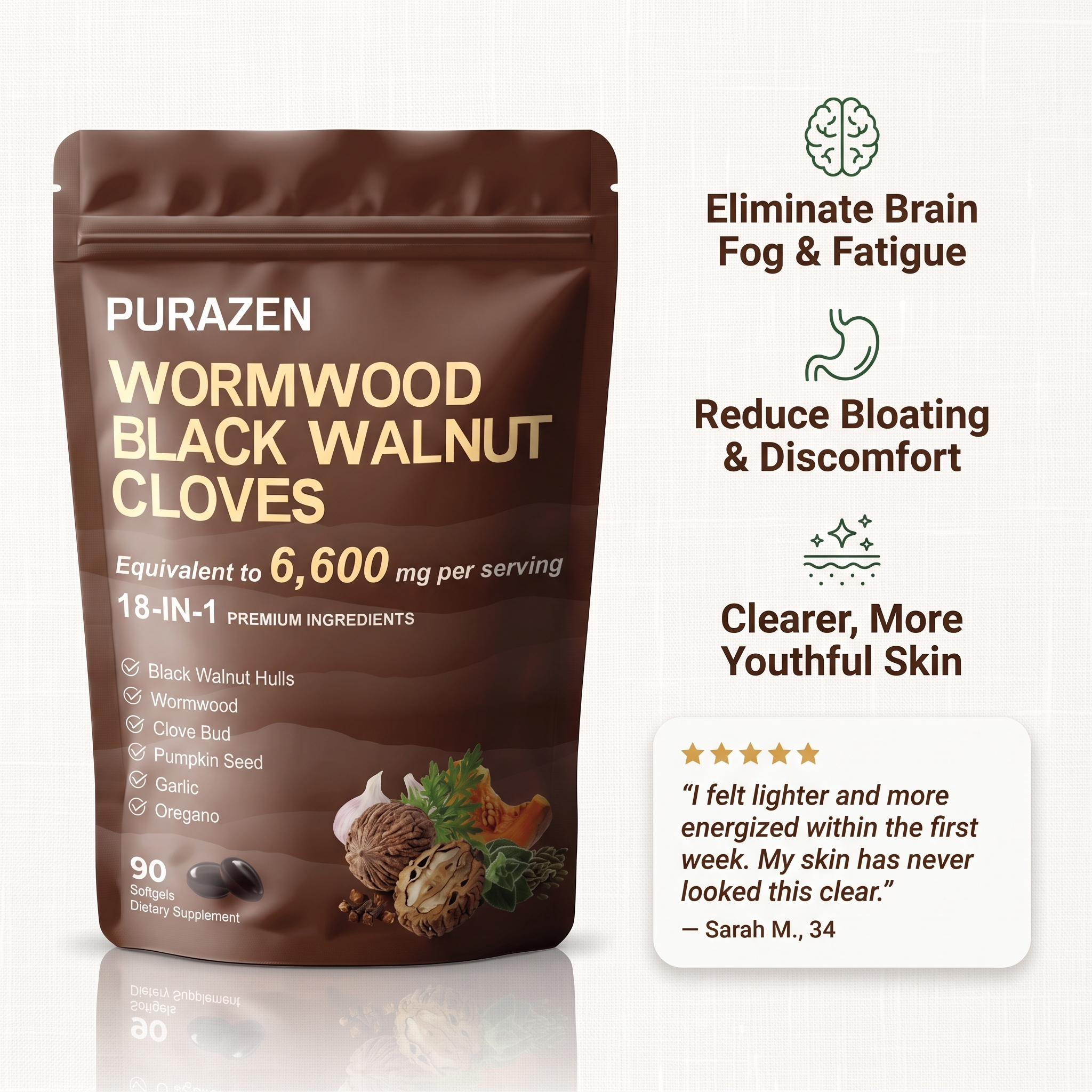 Wormwood Black Walnut Cloves