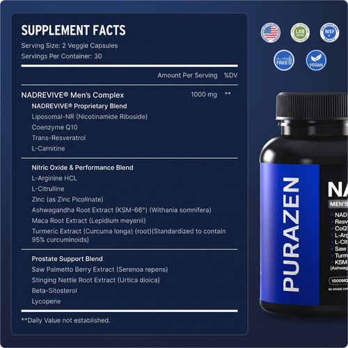 Liposomal NAD+ for Men